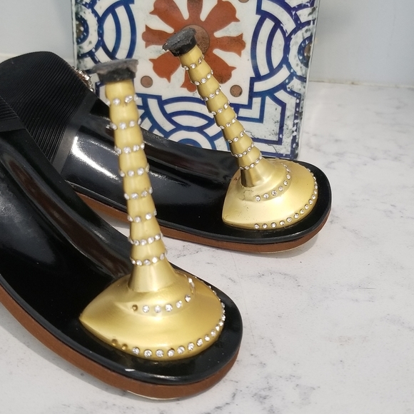 👠 VINTAGE HEELED SANDALS - Picture 7 of 10